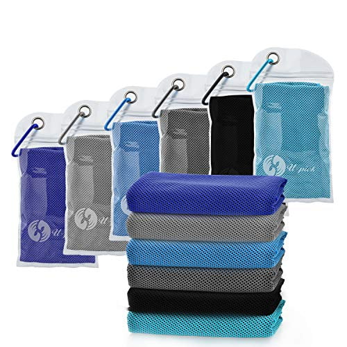 10pack Collection 10 Packs Cooling Towel for Neck,Ice Towel,Microfiber Towel,Soft Breathable Chilly Towel Stay Cool for Yoga,Sport Gym,Workout,Camping,Fitness,Running,Workout & More Activities 